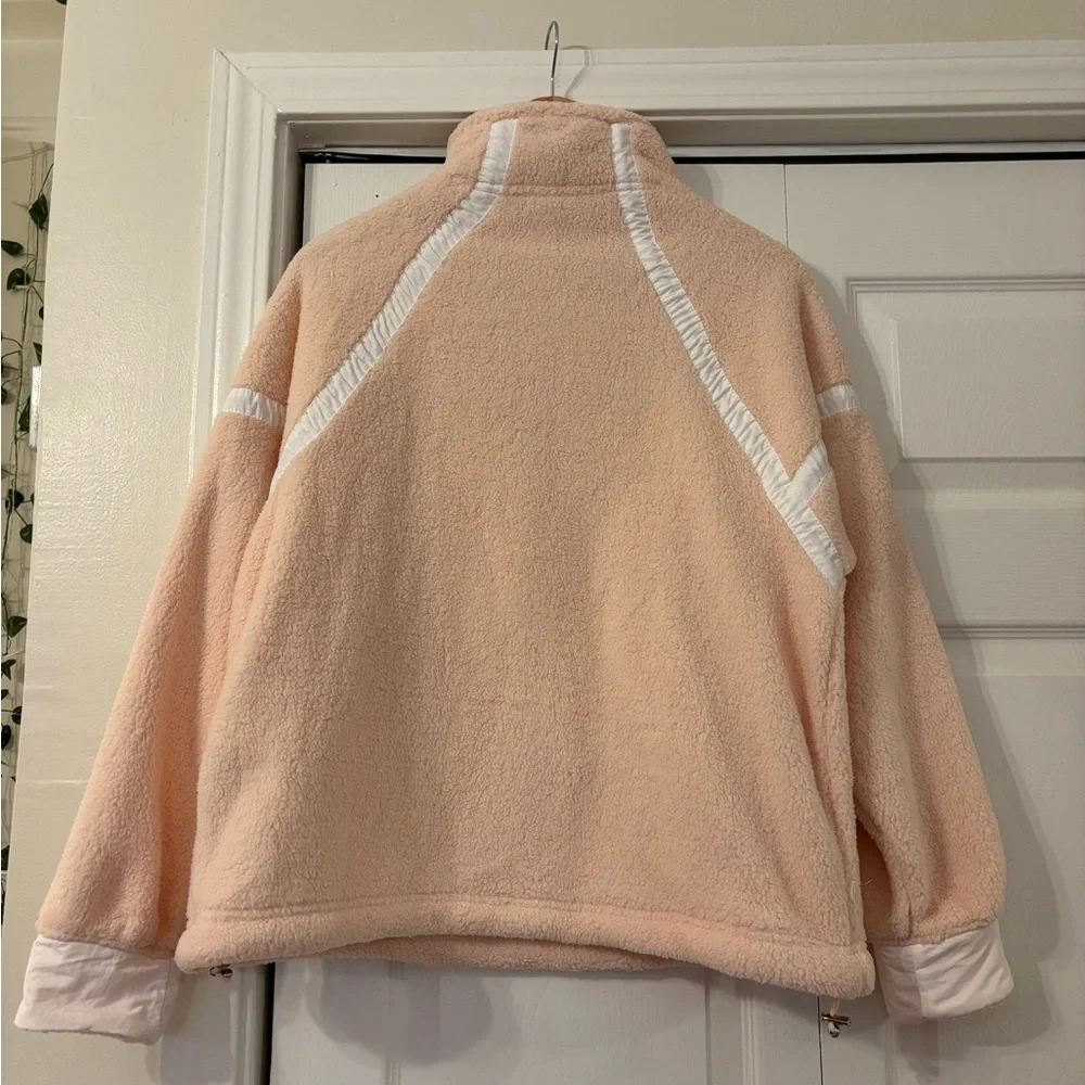 Amazon Essentials Pink Fleece Half Zip Pullover Jacket Small BNWT - Picture 2 of 3